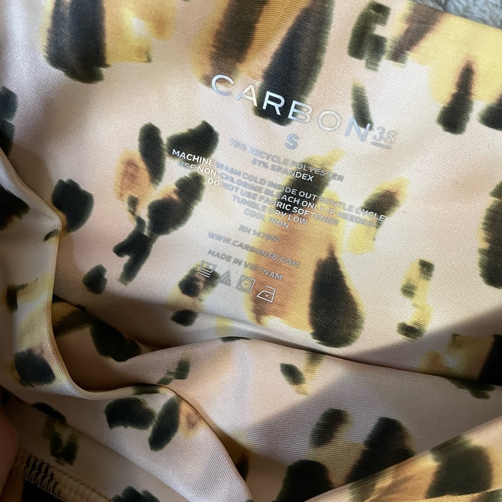 NWOT Carbon38 fashion sports leggings. Size Small - Picture 5 of 9
